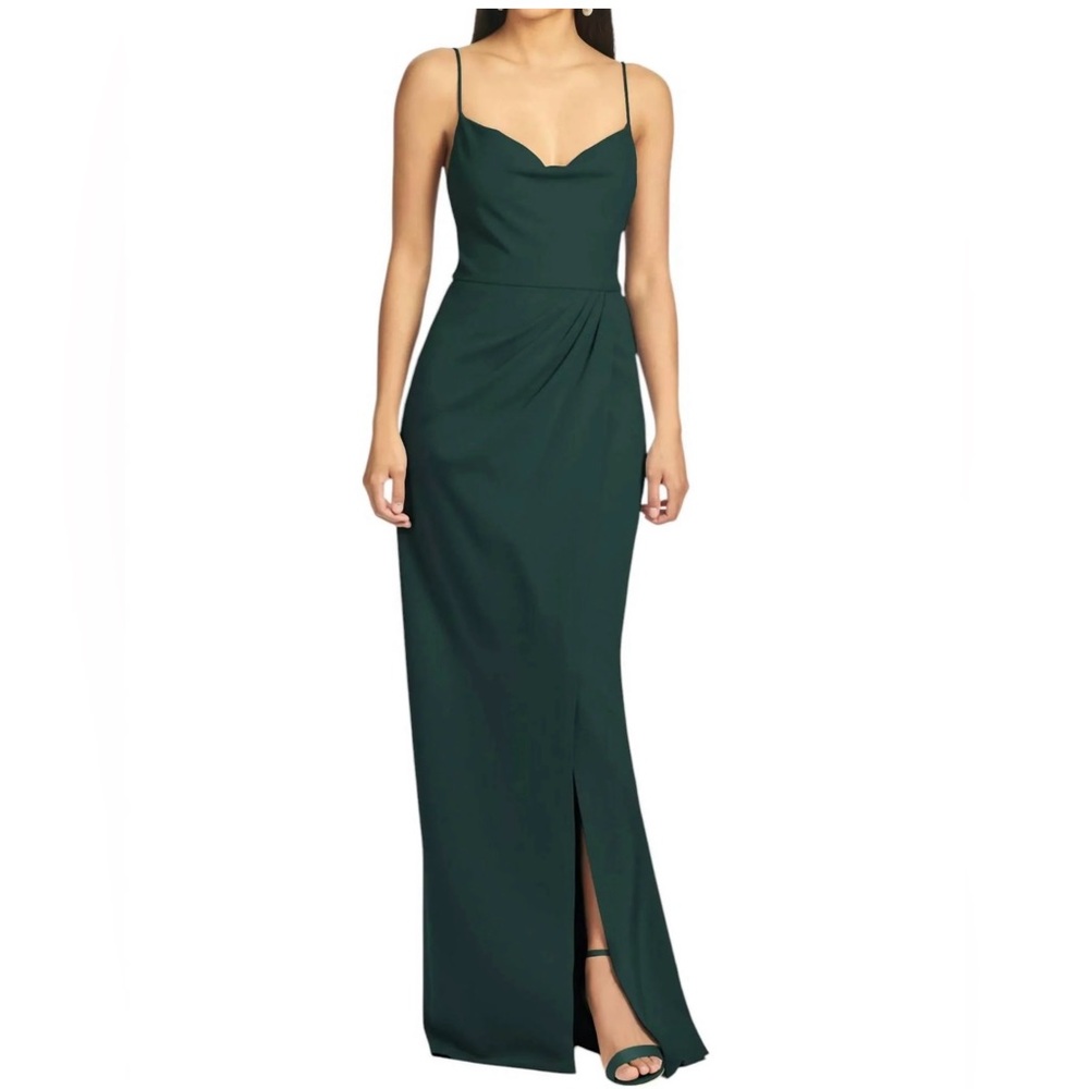 Sachin & Babi Paulina Emerald Gown NWT